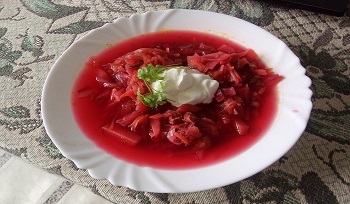 Суп Борщ с курицей 250 г